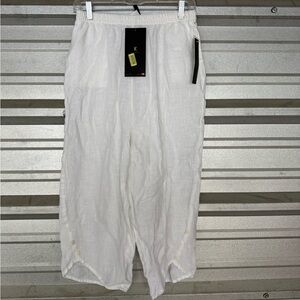 Connie Crisp White Ankle Pants